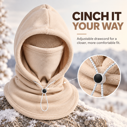 3-in-1 Winter-Fleece-Kapuze 🧣❄️ Für Gesicht, Ohren & Hals (📦 Kostenloser Versand ab 2 Stück)