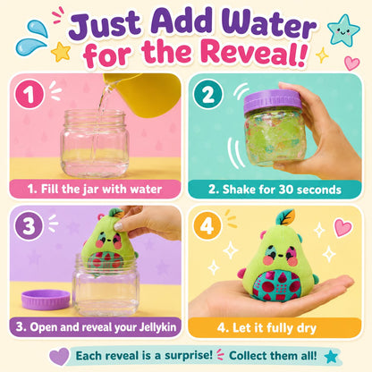 🔮Mystery Surprise Plush Jar – Add Water to Reveal a Magical Transforming Plush Toy, Ages 5+