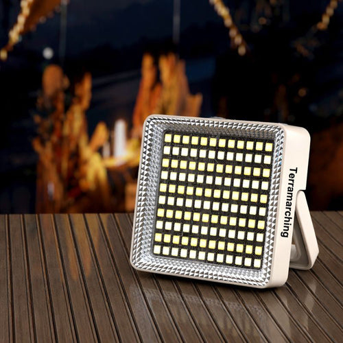 Solar Mini Camping Light with Full-Screen LED Panel