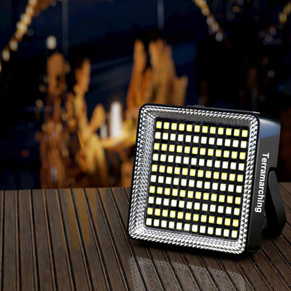 Solar Mini Camping Light with Full-Screen LED Panel