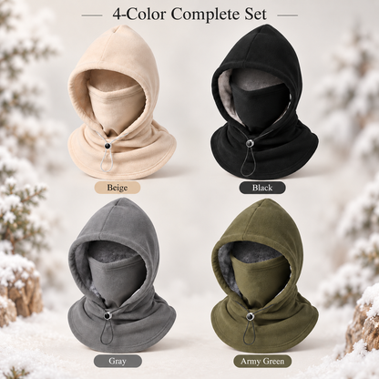 3-in-1 Winter-Fleece-Kapuze 🧣❄️ Für Gesicht, Ohren & Hals (📦 Kostenloser Versand ab 2 Stück)