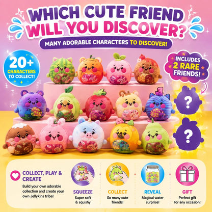 🔮Mystery Surprise Plush Jar – Add Water to Reveal a Magical Transforming Plush Toy, Ages 5+